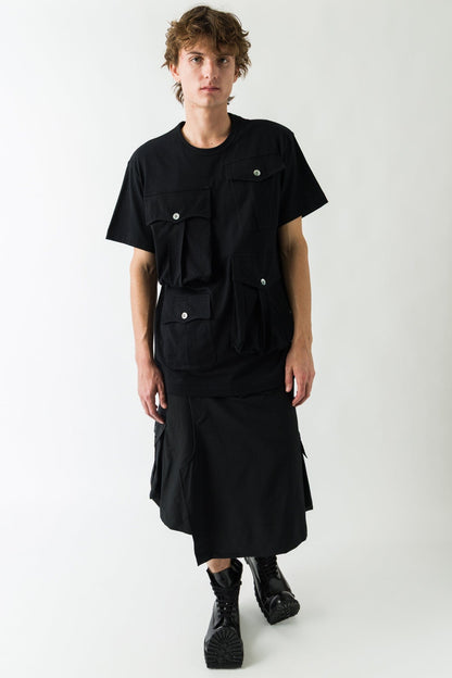 Comme des Garçons Homme Plus Cargo T-Shirt full look