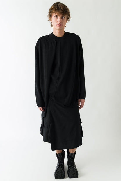 Comme des Garçons Homme Plus Wrap T-Shirt full look