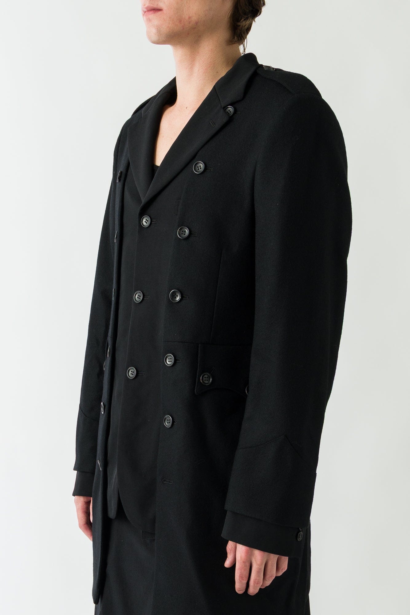 Comme des Garçons Homme Plus Layered Button Blazer