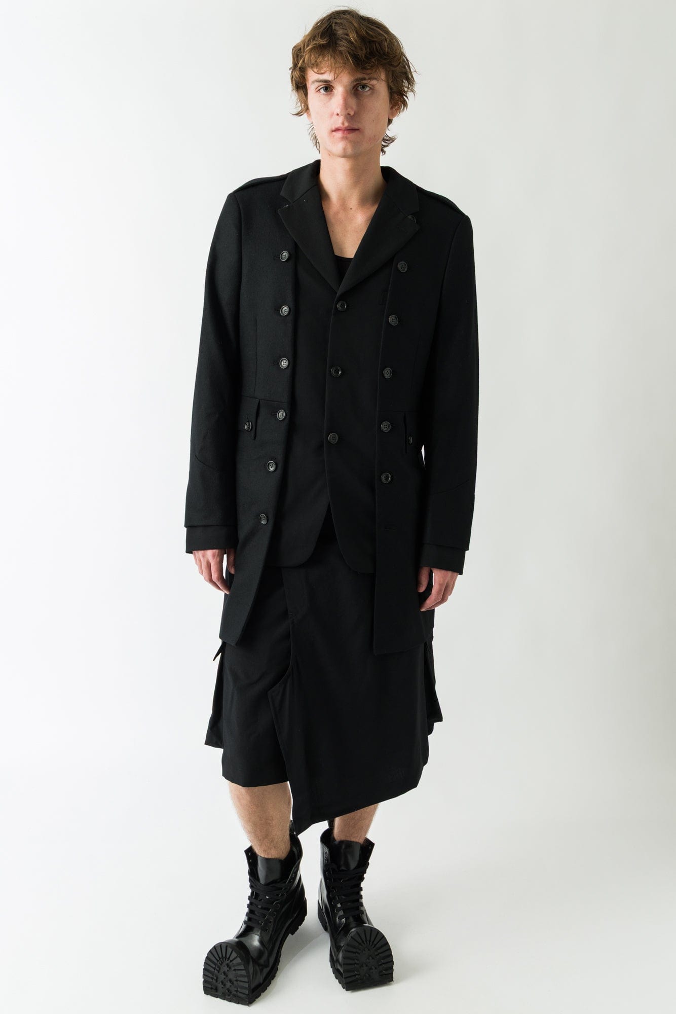 Comme des Garçons Homme Plus Layered Button Blazer