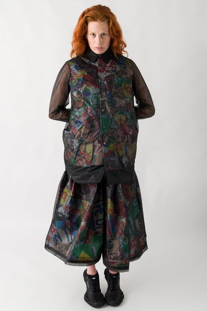 Comme des Garçons Protest Graphic Shirt full look