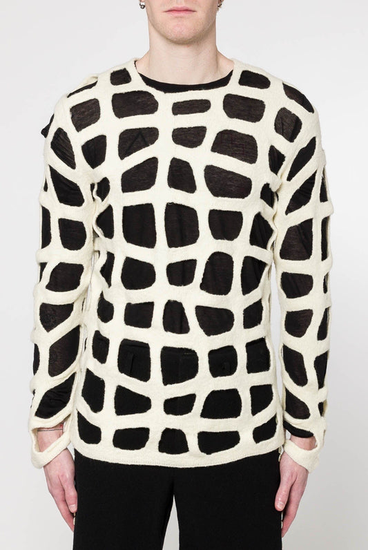 Comme des Garçons Homme Plus Worsted Yarn Sweater front