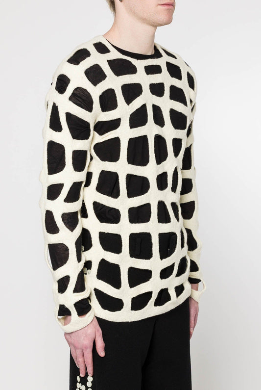 Comme des Garçons Homme Plus Worsted Yarn Sweater side