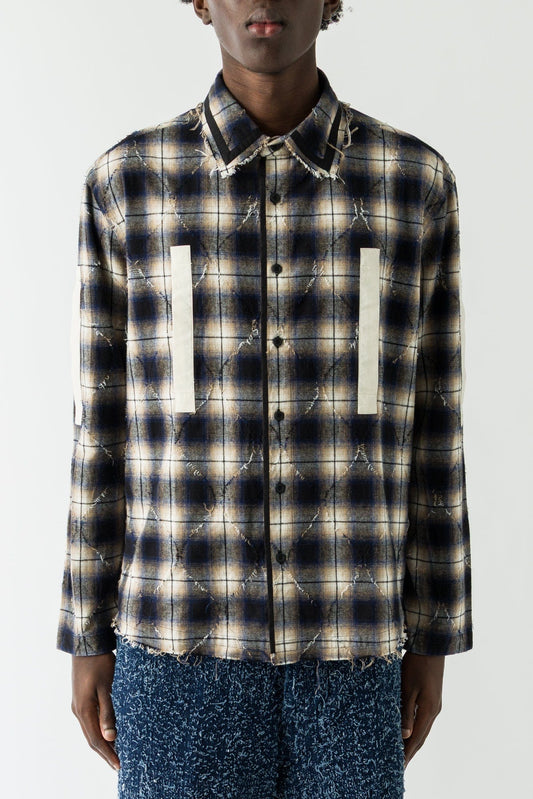 Craig Green Plaid Split Shirt