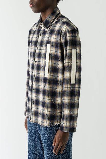 Craig Green Plaid Split Shirt side