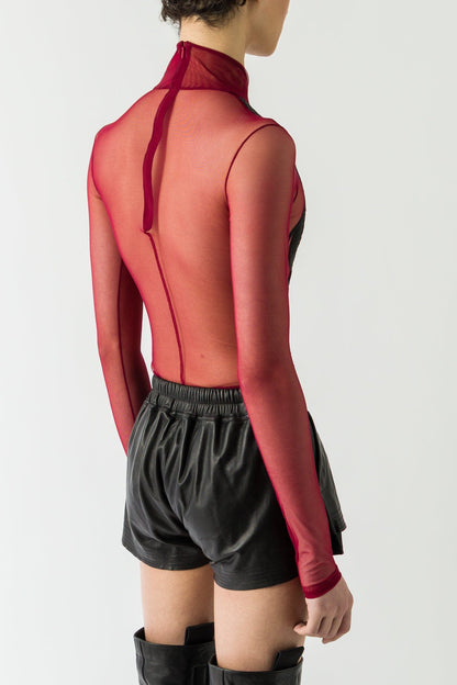 Dilara Findikoglu Embroidered Hair Bodysuit back