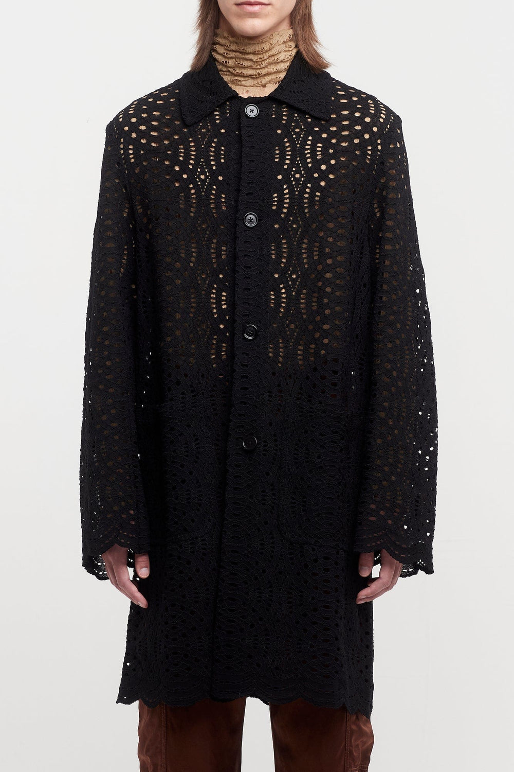 Dries Van Noten Perforated Rakin Coat – Antidote Fashion and Lifestyle