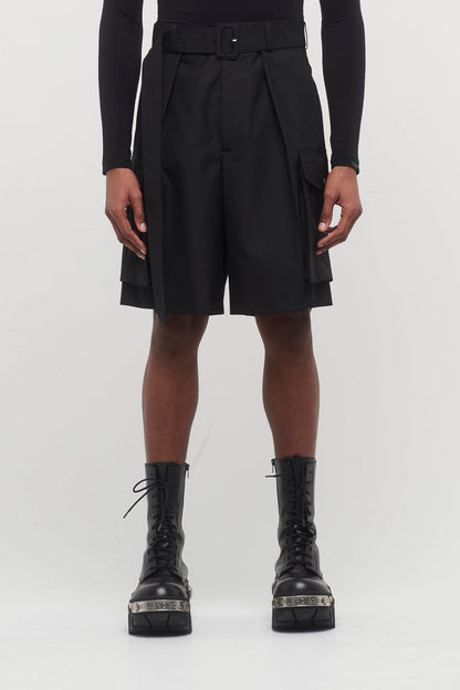 Dries Van Noten Piers Shorts in Black