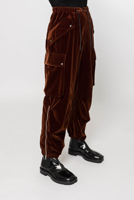 Dries Van Noten Pentrig Velvet Pants side