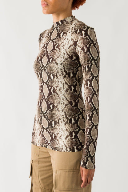 Duran Lantink Printed Jersey Snakeprint Top side