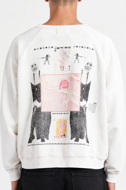 Enfants Riches Déprimés Boy Hurt in Duel Raglan Crewneck back