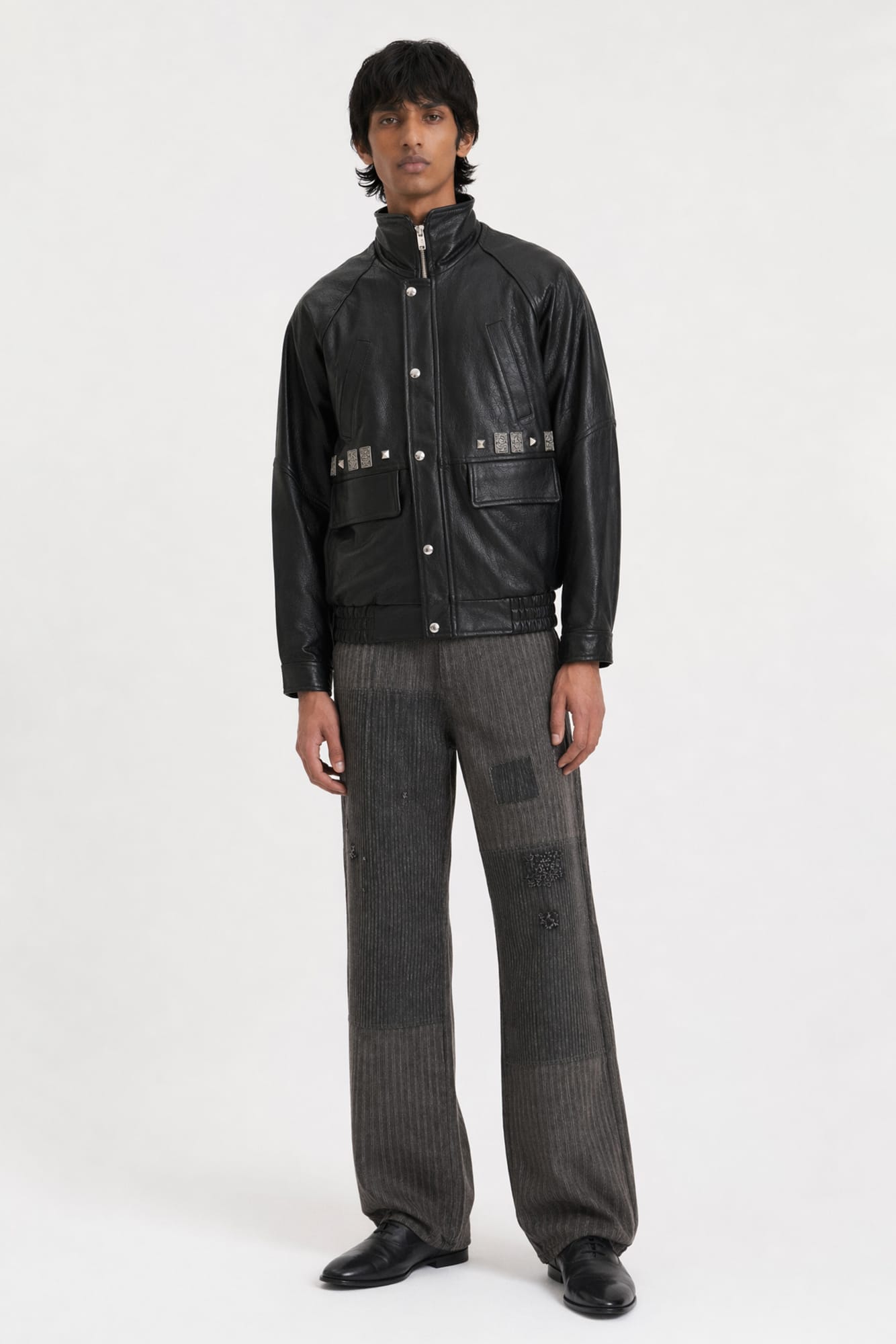Enfants Riches Déprimés Prince Phillip's Studded Leather Jacket