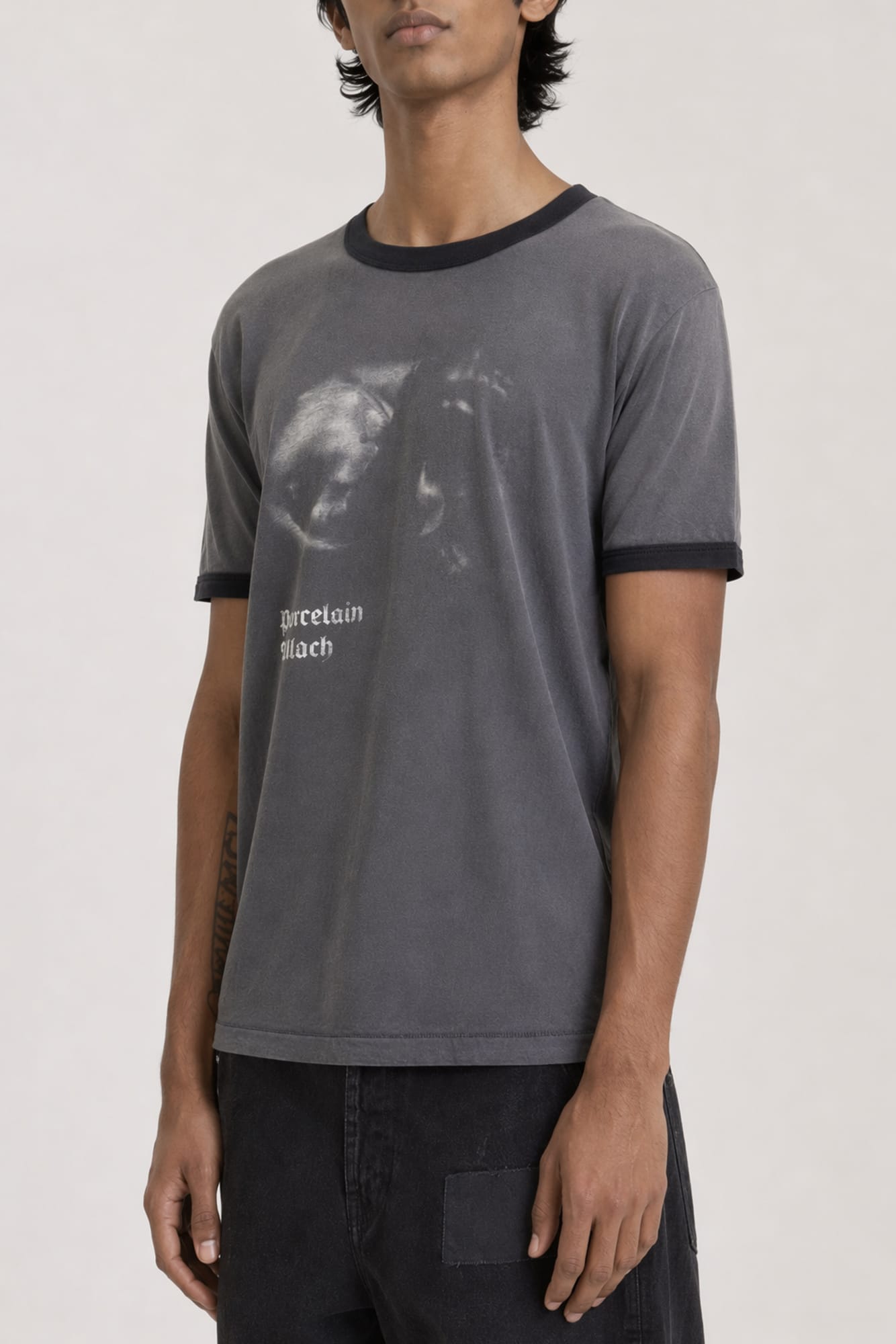 Enfants Riches Déprimés Porcelain Dog Patch Ringer T-Shirt side