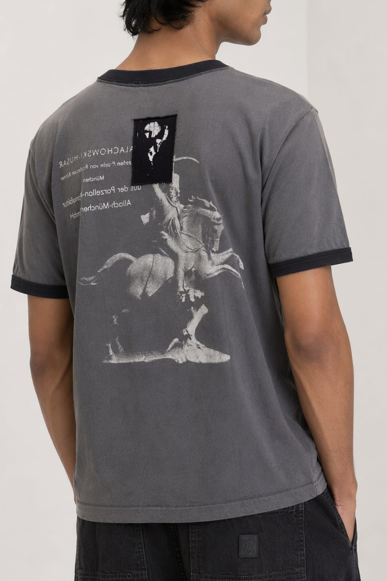 Enfants Riches Déprimés Porcelain Dog Patch Ringer T-Shirt back
