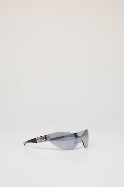 Gentle Monster X Maison Margiela Rimless Sunglass in Black angled front