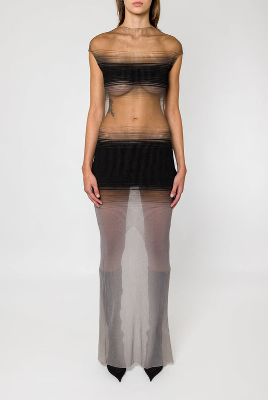 Grace Ling Censor Knit Bodycon front