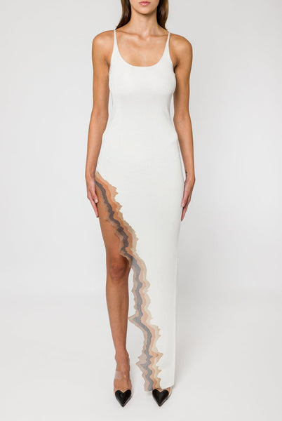 sachin and babi light blue dress Moonlit High Slit Maxi Dress