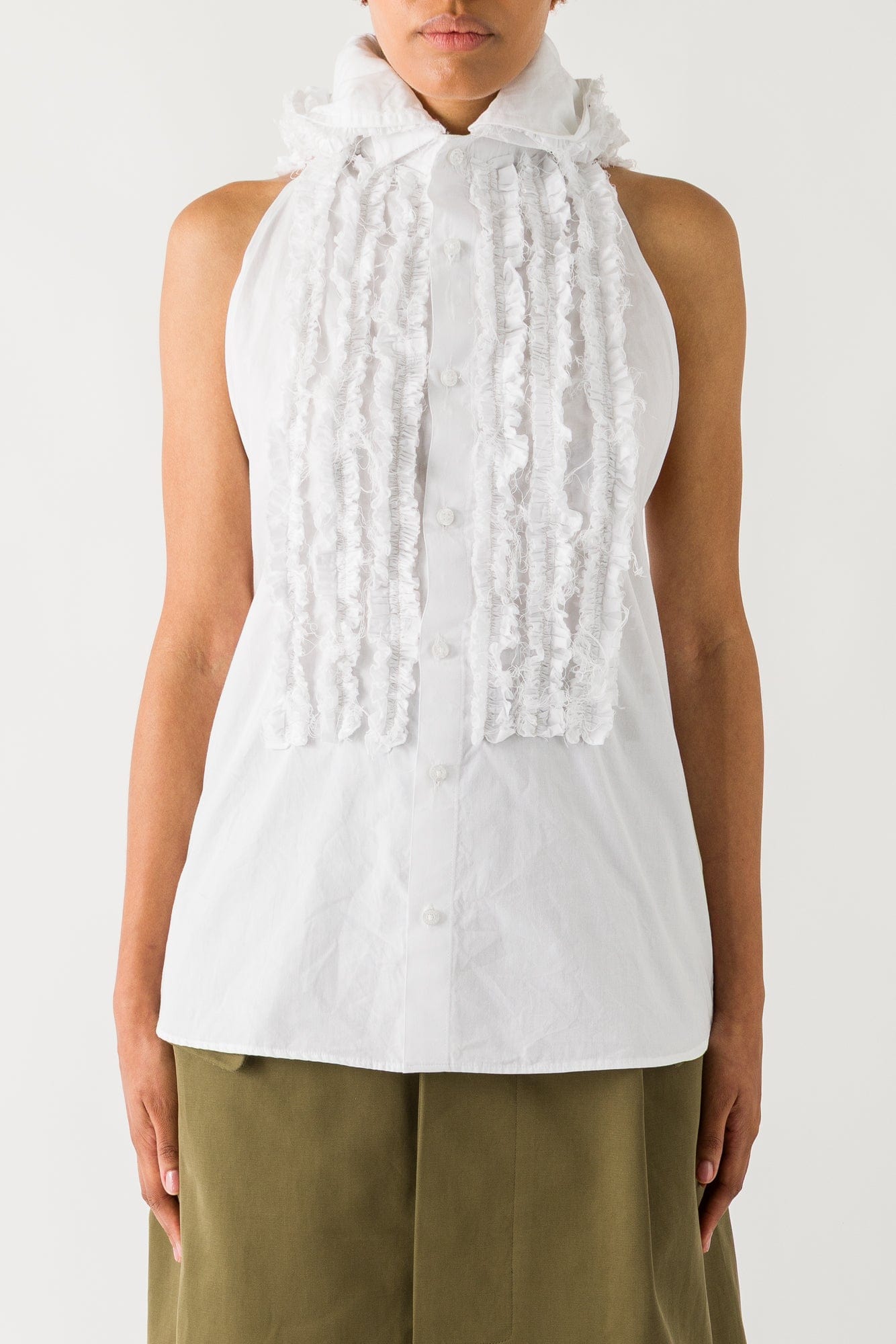 Hodakova Frill Tank Hoodie
