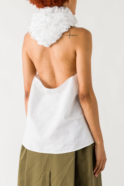 Hodakova Frill Tank Hoodie back