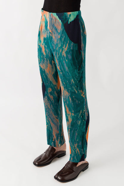 Homme Plissé Issey Miyake Agate Trouser In Green side
