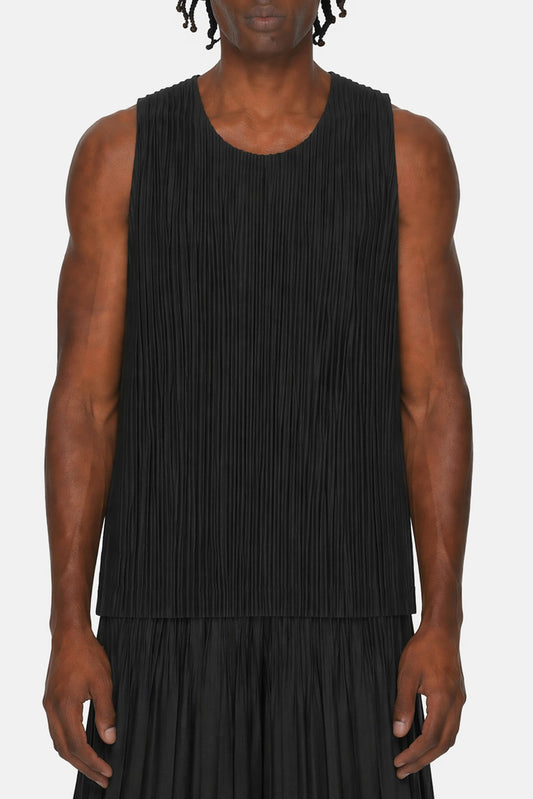 Homme Plissé Issey Miyake June Monthly Colors Tank in Black