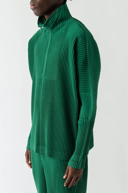 Homme Plissé Issey Miyake Monthly Colors Sweater In Celadon Green FW25 side