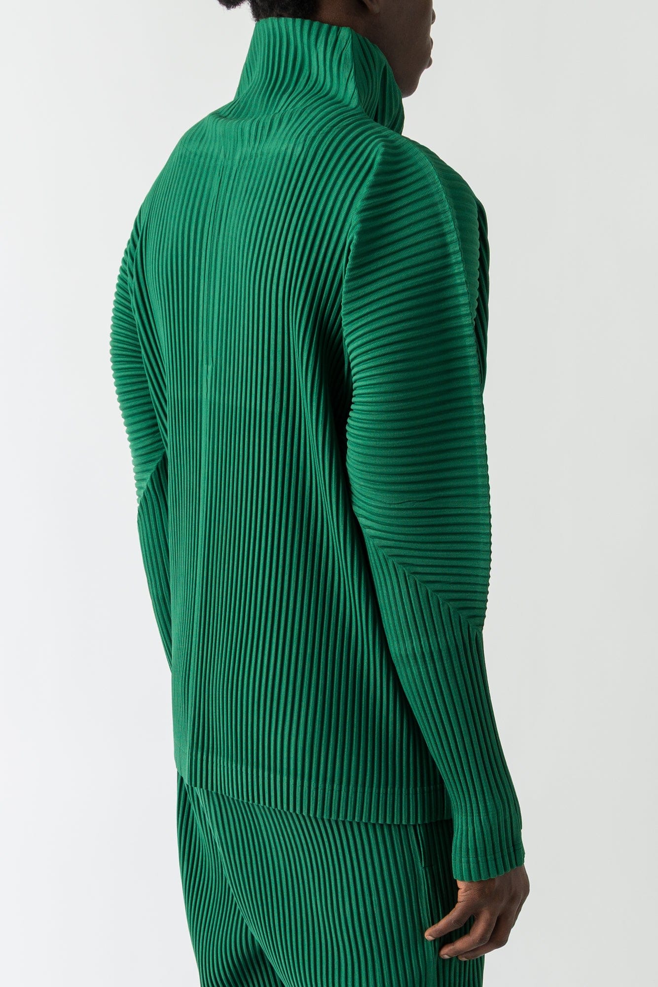 Homme Plissé Issey Miyake Monthly Colors Sweater In Celadon Green