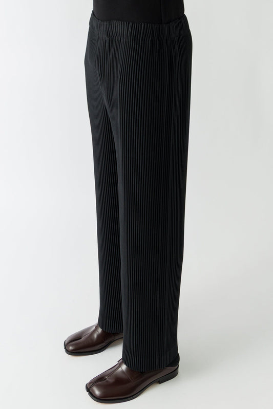 Homme Plissé Issey Miyake Monthly Colors Trousers In Black FW25 side