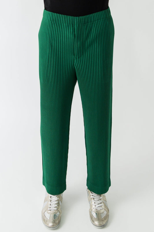 Homme Plissé Issey Miyake Monthly Colors Trousers In Celadon Green FW25