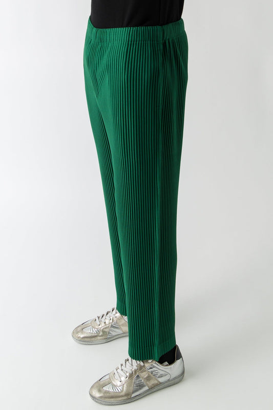 Homme Plissé Issey Miyake Monthly Colors Trousers In Celadon Green FW25 side