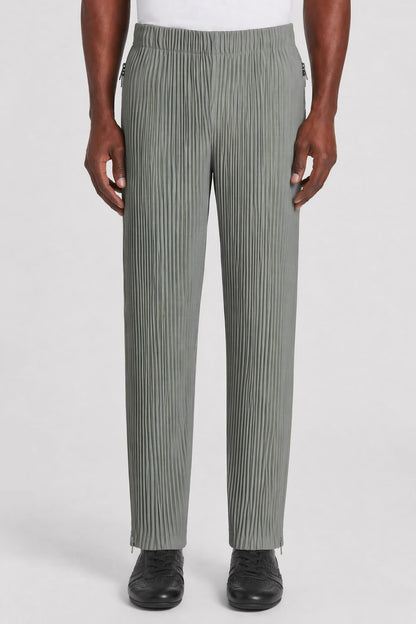 Homme Plissé Issey Miyake Multi-fastened Trousers in Lucca Storico Blue