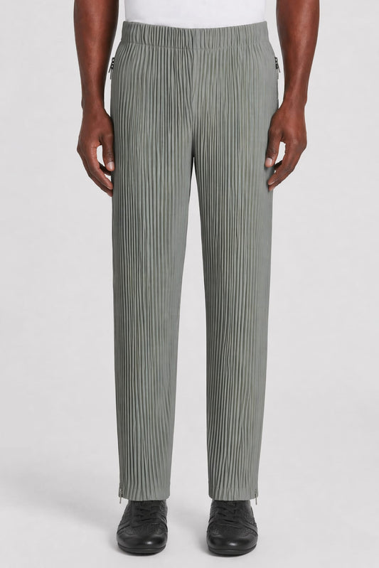Homme Plissé Issey Miyake Multi-fastened Trousers in Lucca Storico Blue