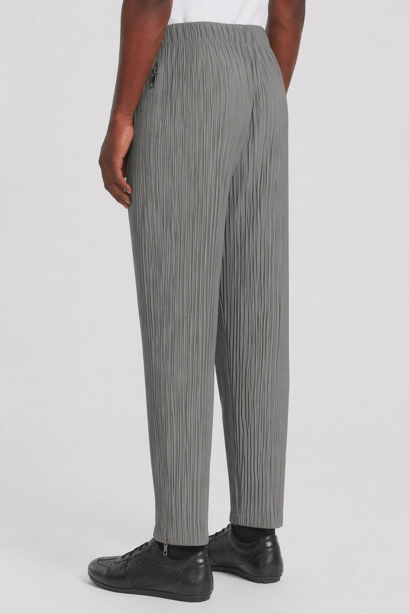 Homme Plissé Issey Miyake Multi-fastened Trousers in Lucca Storico Blue