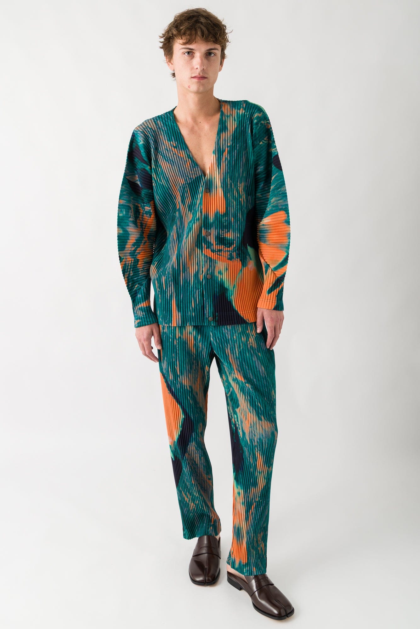 Homme Plissé Issey Miyake Agate Trouser In Green – Antidote