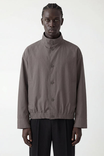 Homme Plissé Issey Miyake Carrier Carried Jacket in Charcoal