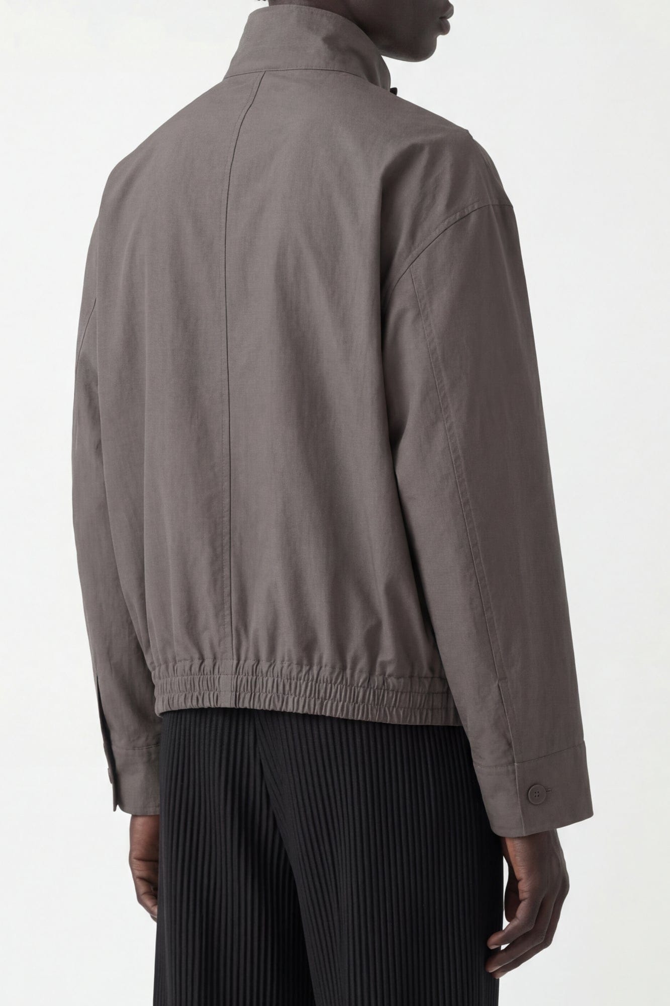Homme Plissé Issey Miyake Carrier Carried Jacket in Charcoal