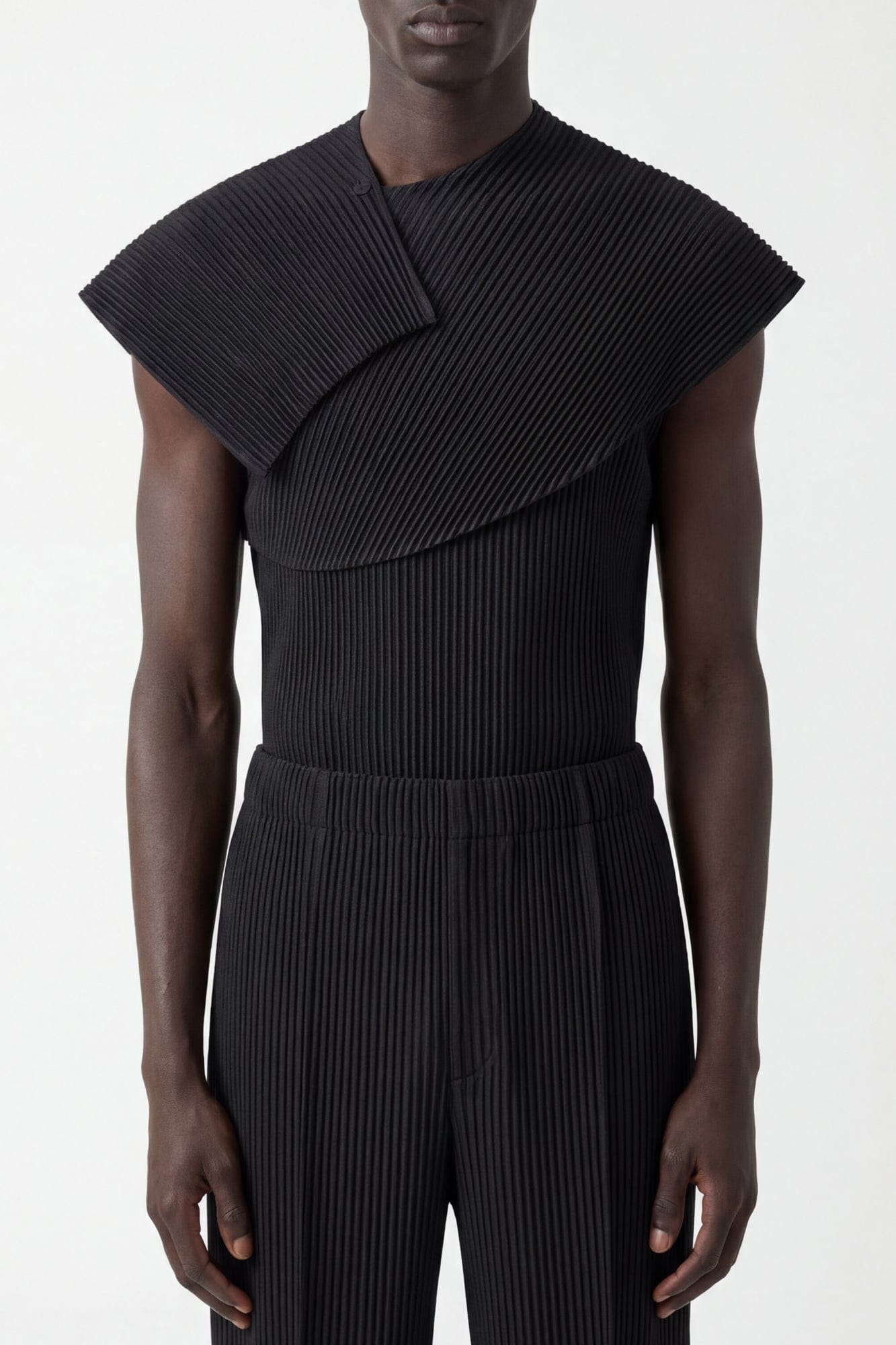 Homme Plissé Issey Miyake January Monthly Colors Shirt in Black