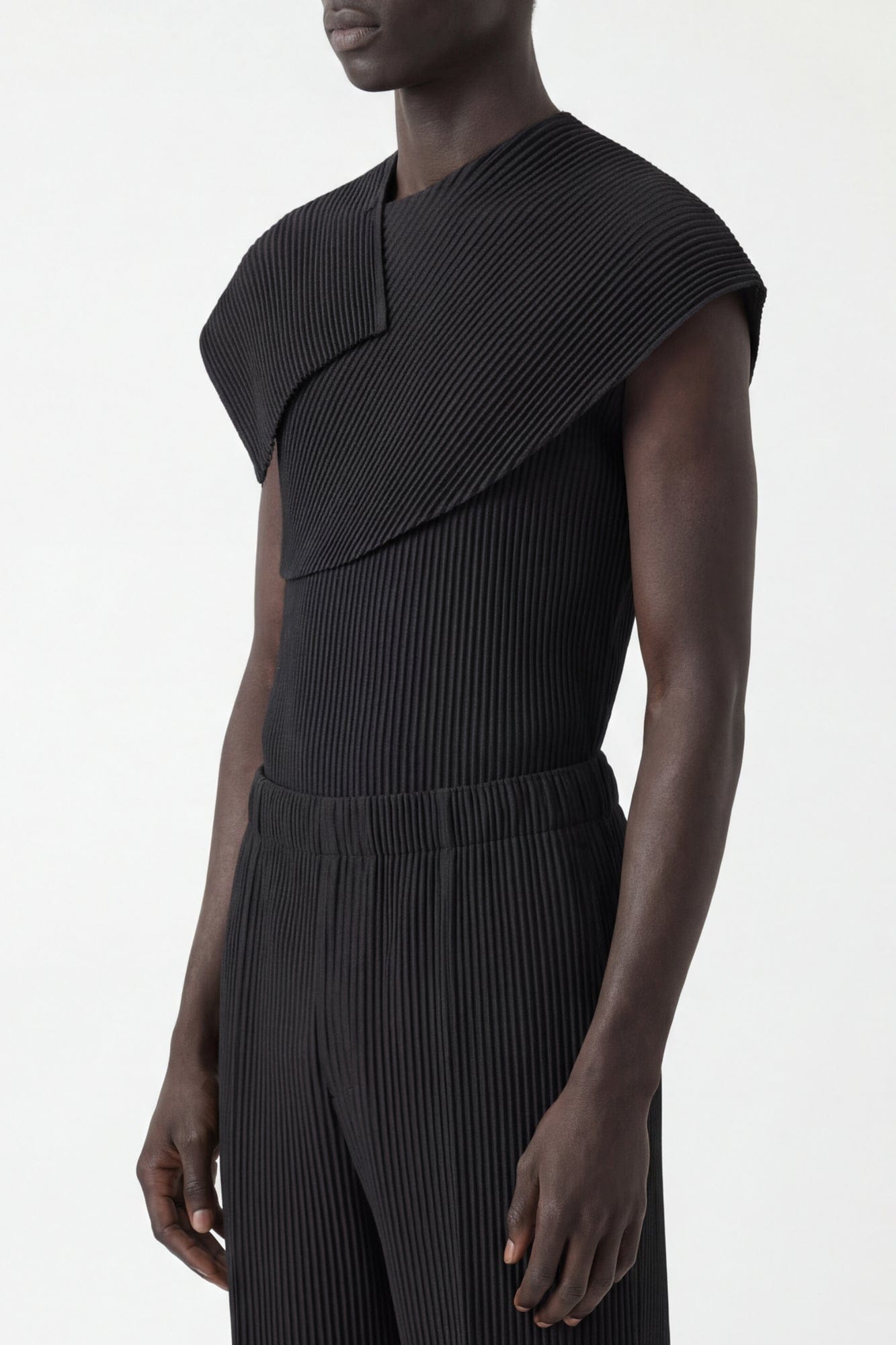 Homme Plissé Issey Miyake January Monthly Colors Shirt in Black