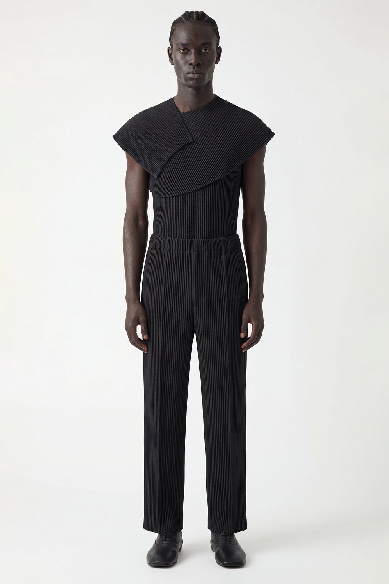 Homme Plissé Issey Miyake January Monthly Colors Shirt in Black