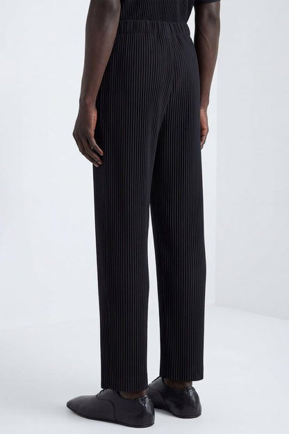 Homme Plissé Issey Miyake Pleats Bottoms  in Black back