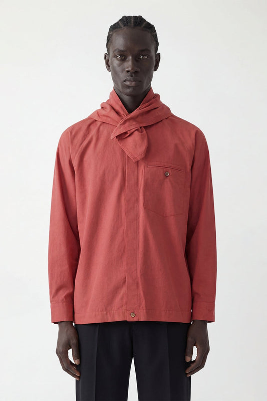 Homme Plissé Issey Miyake Streamline Shirt in Red