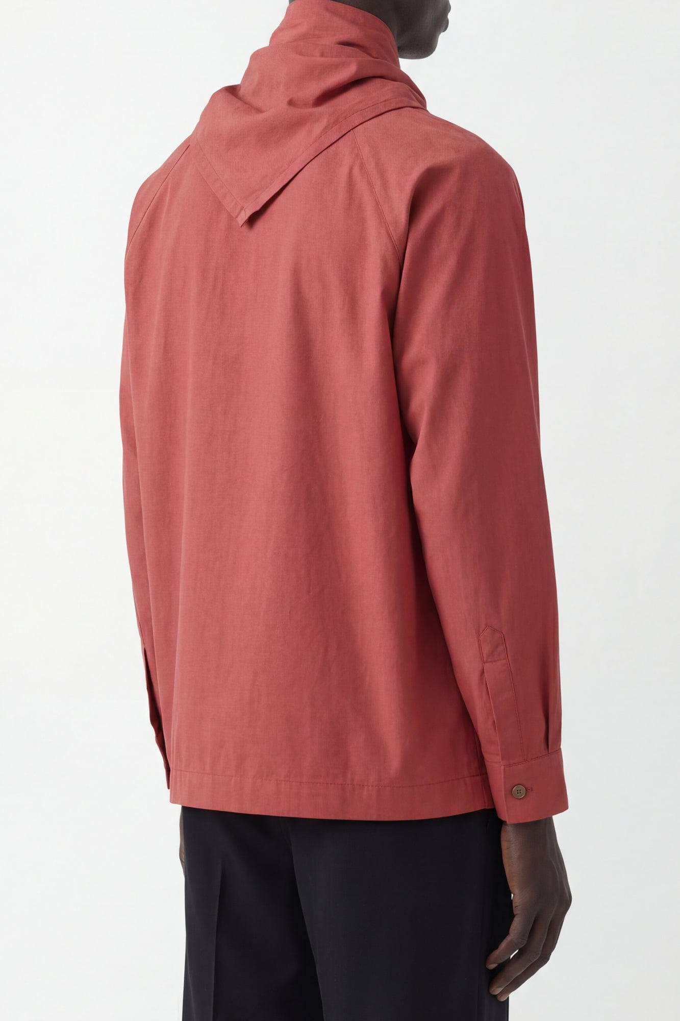 Homme Plissé Issey Miyake Streamline Shirt in Red back