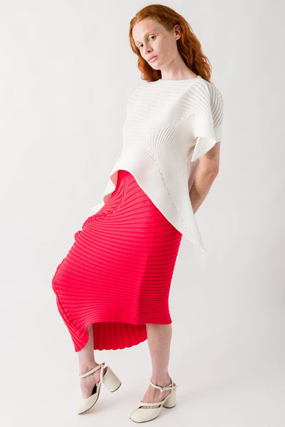 Issey Miyake Subdued Top full look