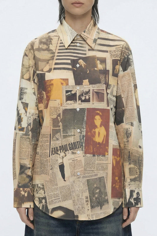 Jean Paul Gaultier Button Up in Journal