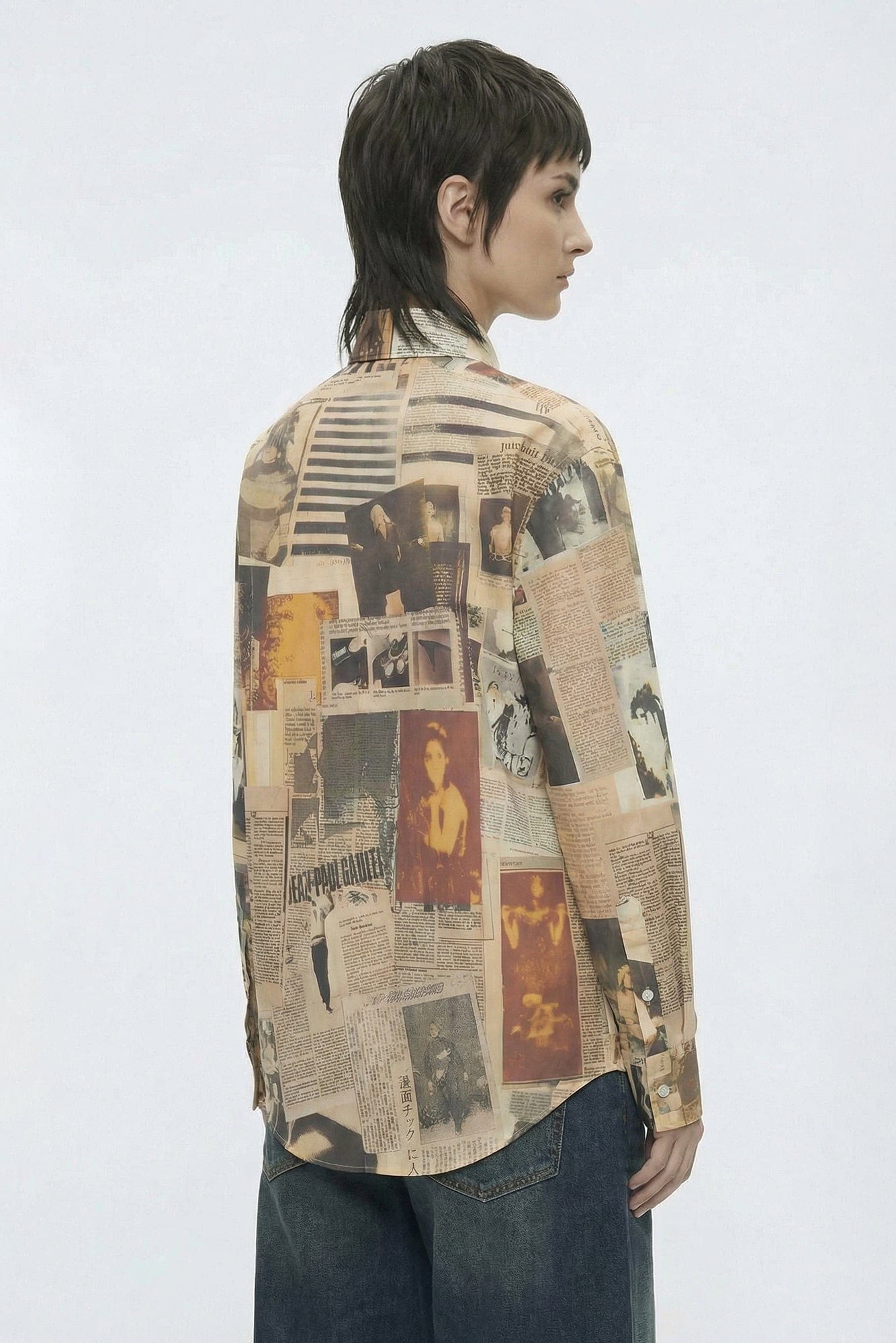 Jean Paul Gaultier Button Up in Journal