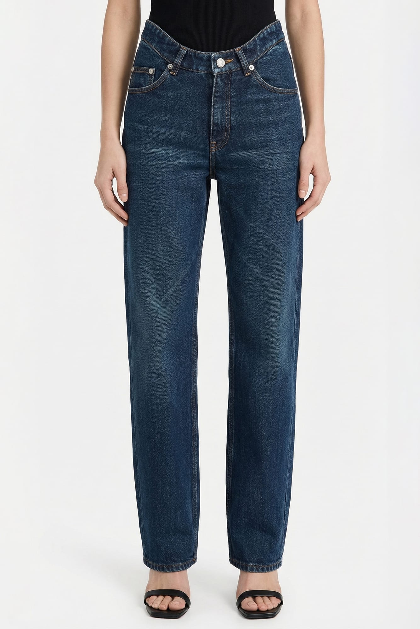 Jean Paul Gaultier Curvy Waistband Denim Pant SS26