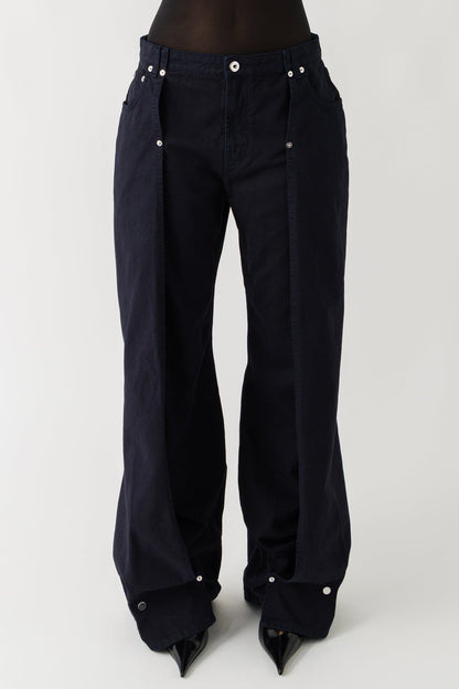 Jean Paul Gaultier Denim Trousers in Navy