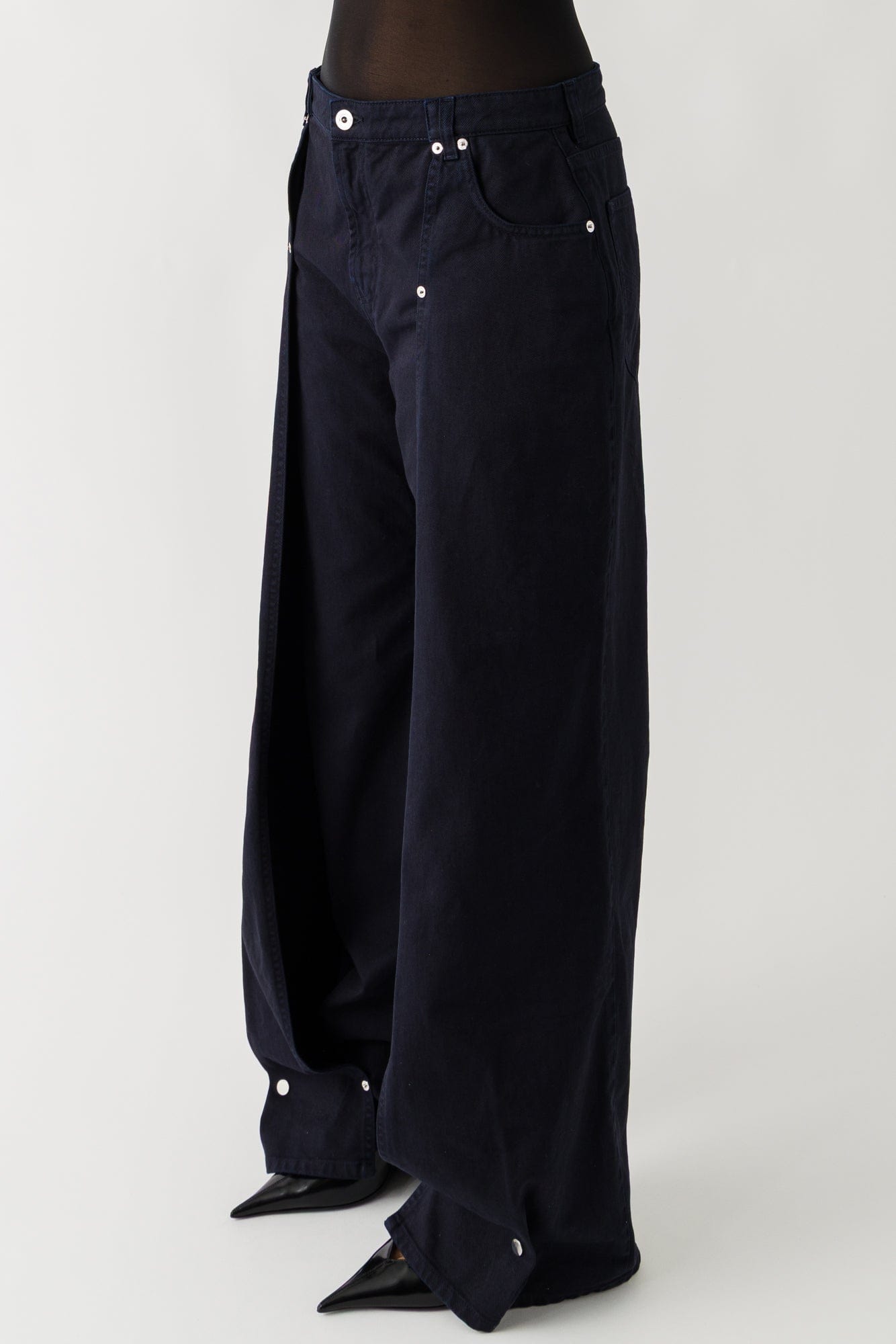 Jean Paul Gaultier Denim Trousers in Navy