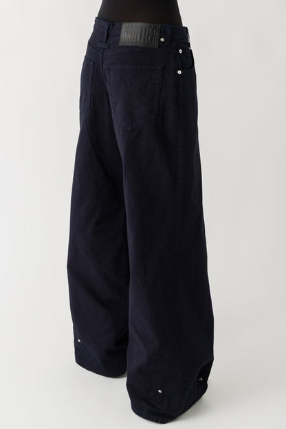 Jean Paul Gaultier Denim Trousers in Navy