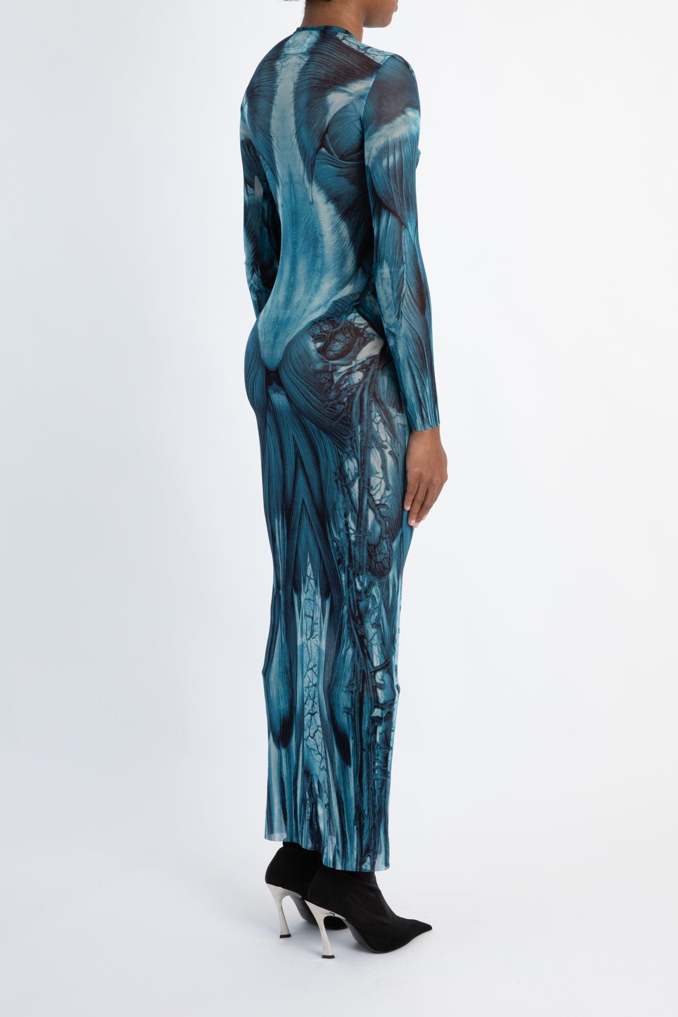 Jean Paul Gaultier Ecorche Mesh Long Dress Antidote Fashion and Lifestyle Jean Paul Gaultier Ecorche Mesh Long Dress Antidote Fashion and Lifestyle
